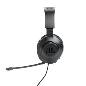 JBL Quantum 100X Console - Black - Wired over-ear gaming headset with a detachable mic - Left